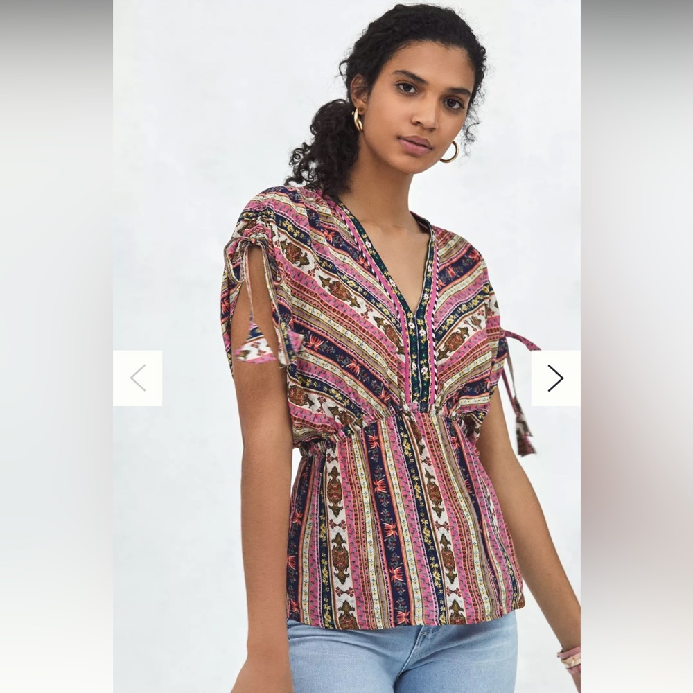 Anthropologie Eryka Vineet Bahl Blouse SP GUC